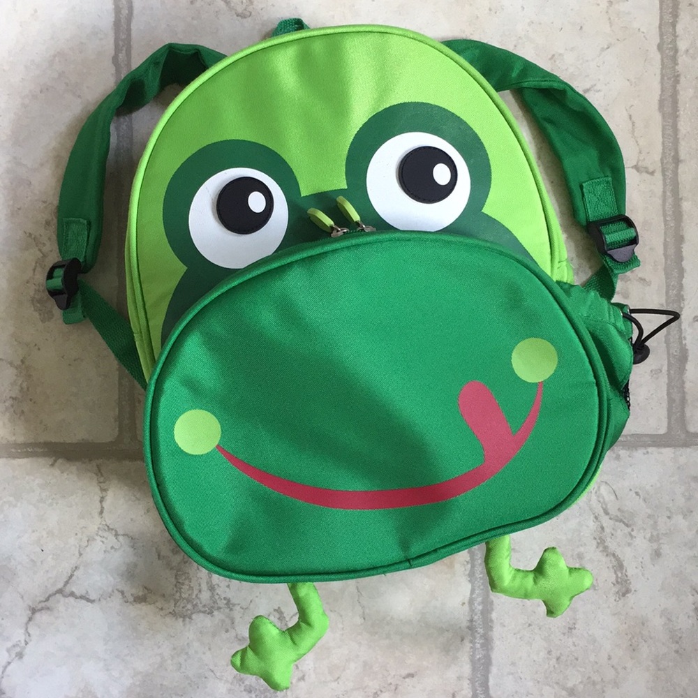 Cute Frog backpack for pre-schoolers